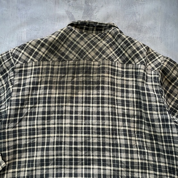Vintage Buckeye Dickies Distressed Workerd Plaid Jacket With Pearl Snaps - Picture 7 of 8